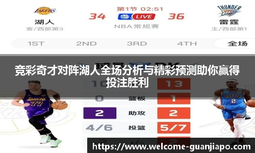 竞彩奇才对阵湖人全场分析与精彩预测助你赢得投注胜利